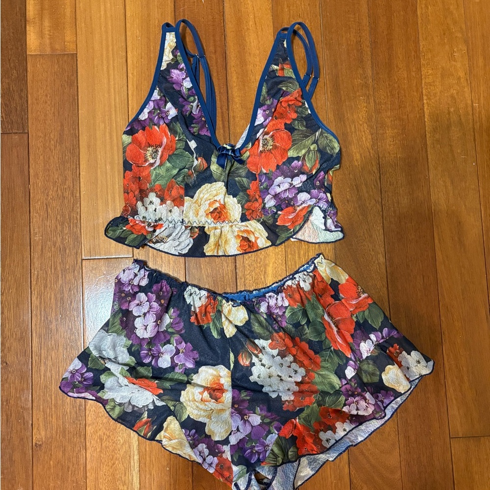 Floral Elegance Women's Pajama Set